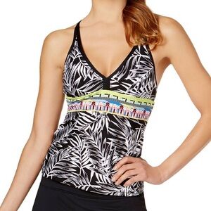 NWT Jag Tropical Palm Print Tankini